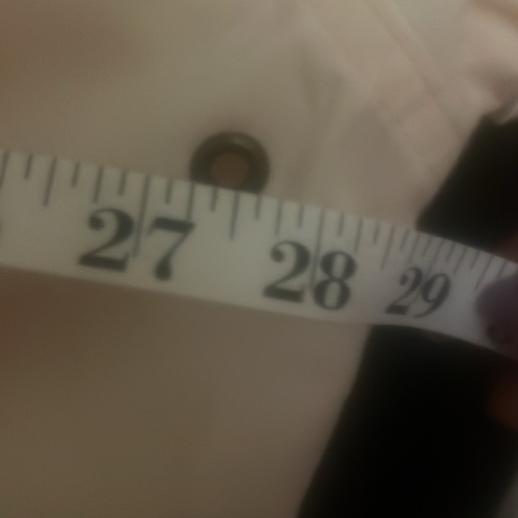 NWOT! Gorgeous Tommy Hilfiger 1/2 Zip Jacket. Cream w/ logo on breast and back. - Picture 13 of 15